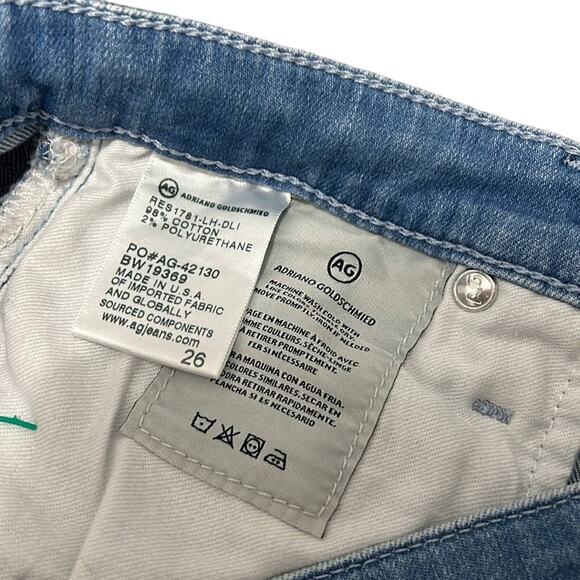 AG Adriano Goldschmied Light Wash skinny jeans women's size 26 - Picture 4 of 5